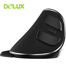 Deluxe M618 artı kablosuz dikey fare ergonomik tasarlanmış fare oyun 1600 DPI USB optik bilgisayar oyun fareler için PC dizüstü