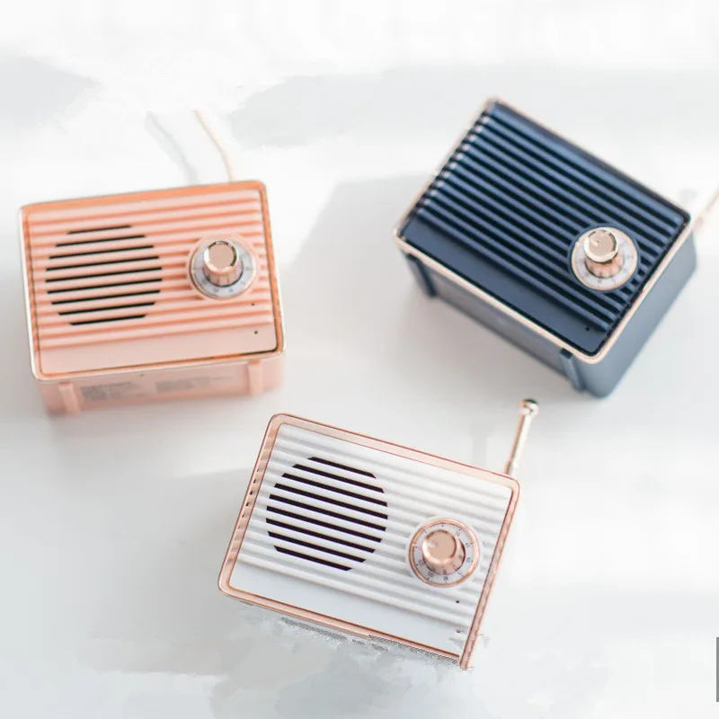 

Car Innovative Radio Mobile Phone Bluetooth Speaker Retro Portable Mini Speaker Loudspeaker Wireless Bluetooth Speakers