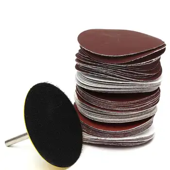 

1 Pack 60PCS Sanding Pad Polishing Grit Disc Polishing Sandpaper Shank Set Abrasive Tools Power Tools Accessories 75mm 3 Inch