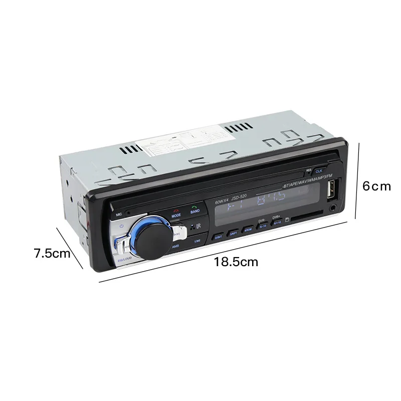 CARCHET 2 5 дюймовый Автомобильный MP3 плеер Bluetooth Электроника 12V Аудио в тире