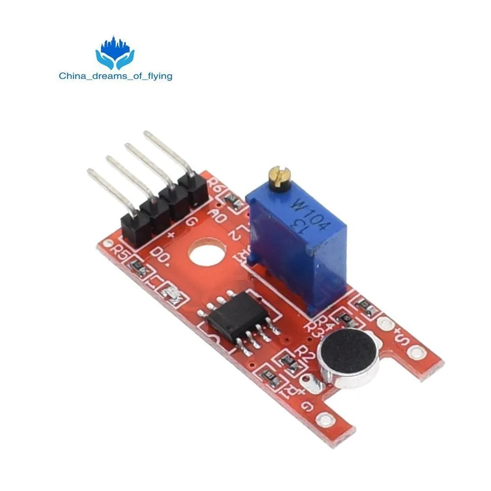 TZT микрофон голосовой модуль датчика звука для Arduino аналоговый цифровой датчик