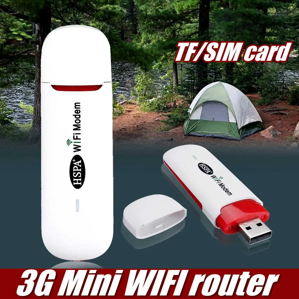 

3G WIFI Router Wireless USB Dongle Mobile Broadband Modem SIM Card Slot Unlocked-