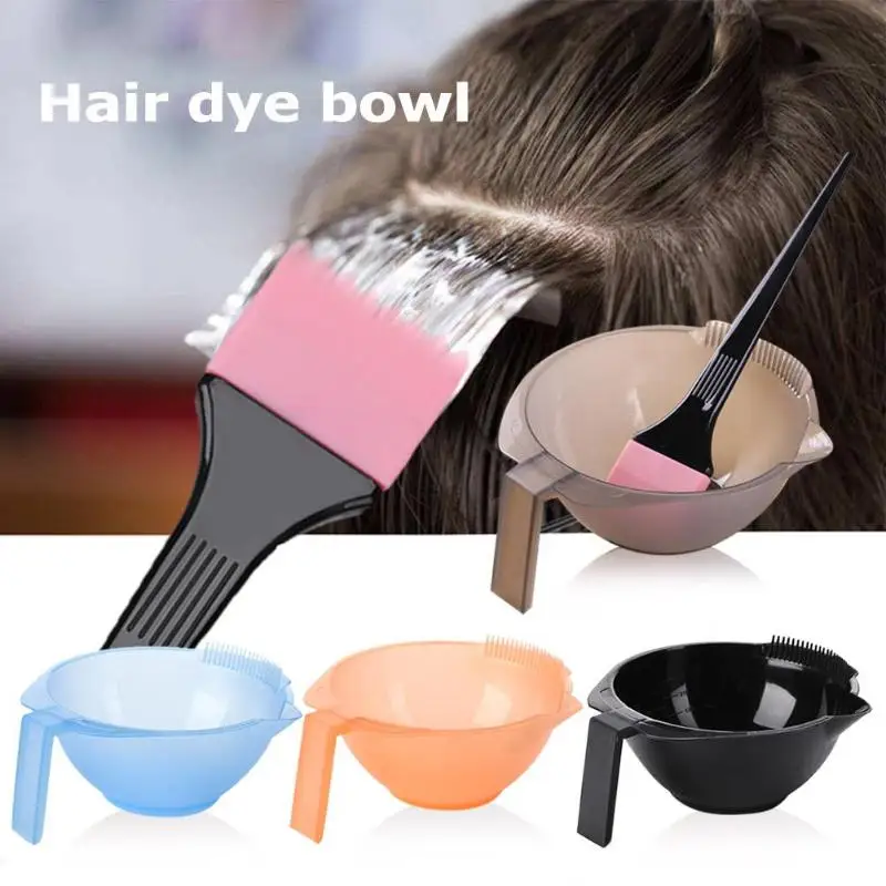 Plastic Hair Dying Palette Bowls Salon Hair Color Mixing Bowls Dye