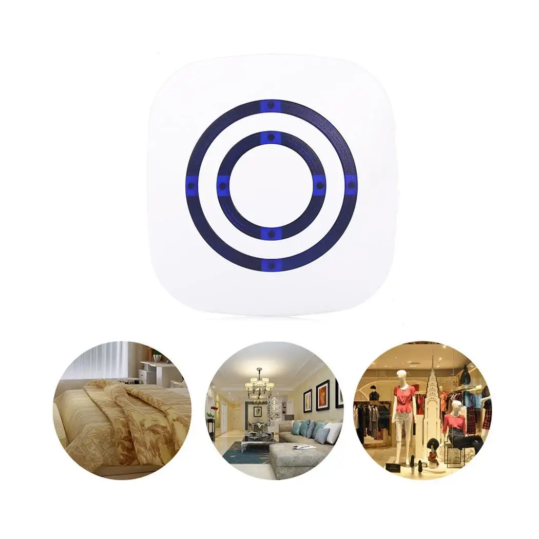 

Sensor Security Home White 3 indicator 7m indicator Sensor Doorbell Infrared Audio light Doorbell silent Wireless sound