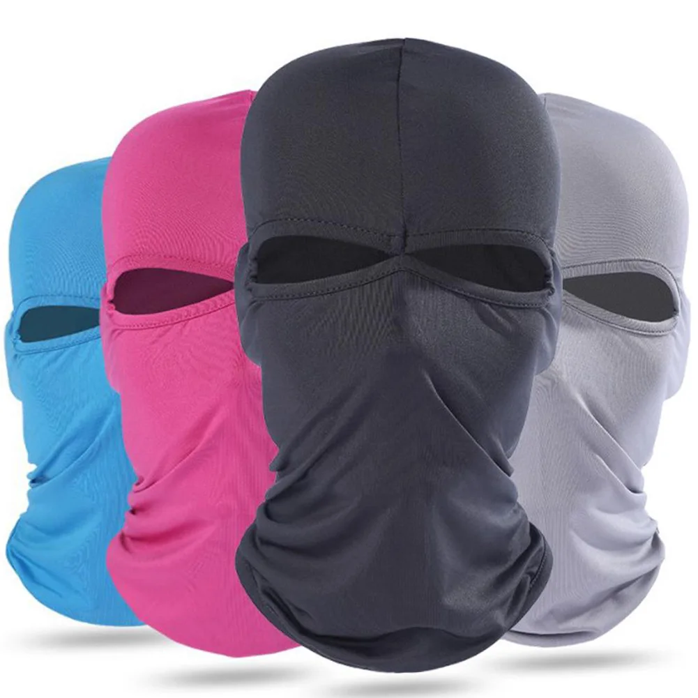 

Fashion Candy Color Winter Full Face Cap Men Thicken Full Face Windproof Hat Ear Scarf Ski Bike Bicycle Balaclava Cycling Caps