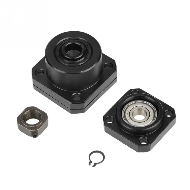 

1 Set Fixed Floated Side End Supports Bearing Housing Mounts for Ball Screw 10mm rolamento router table rolling bearing block
