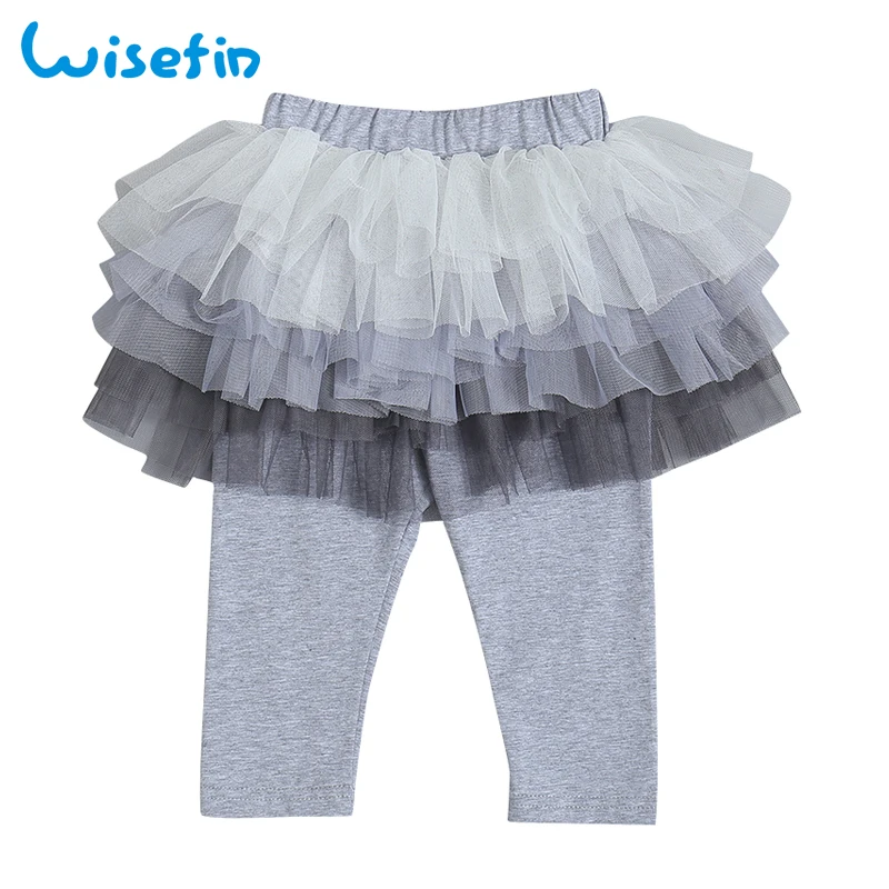 Wisefin Toddler Girl Pantskirt Legging Pants Kids Culotte Baby Girl