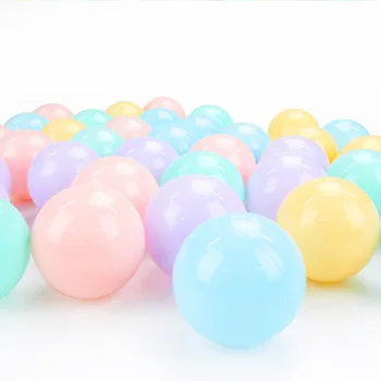 

100 pcs/lot Eco-Friendly Colorful Ball Soft Plastic Ocean Ball Funny Baby Kid Swim Pit Toy Water Pool Ocean Wave Ball Dia 5.5c