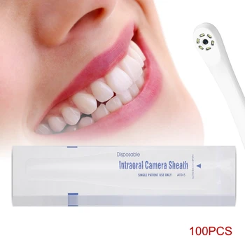 

100pcs/box Disposable Dental Intraoral Camera Sheath Covers Sleeves Dentist Tools Accessories ac