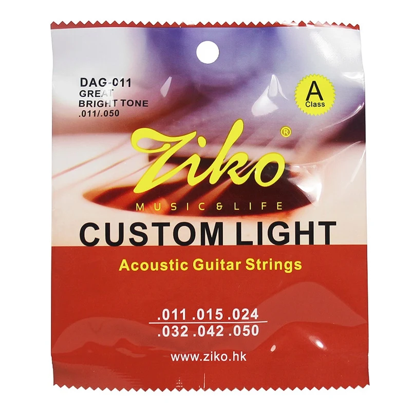 

6 Strings/Set Ziko Dag Acoustic Guitar Strings Musical Instruments Acoustic Guitar String Guitar Parts