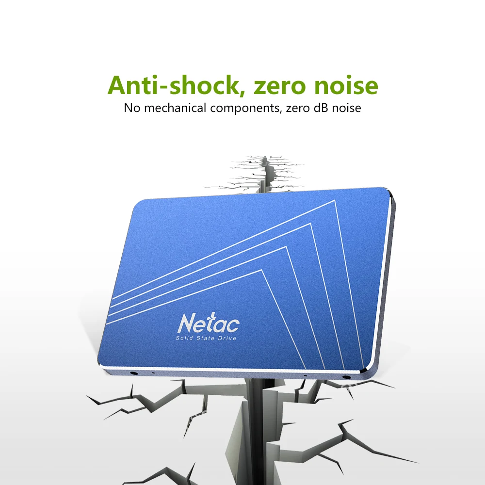 SSD накопитель Netac N600S 1 ТБ 2 5 дюйма SATA6Gb/s TLC Nand флеш Твердотельный вход 32 Мб кэш
