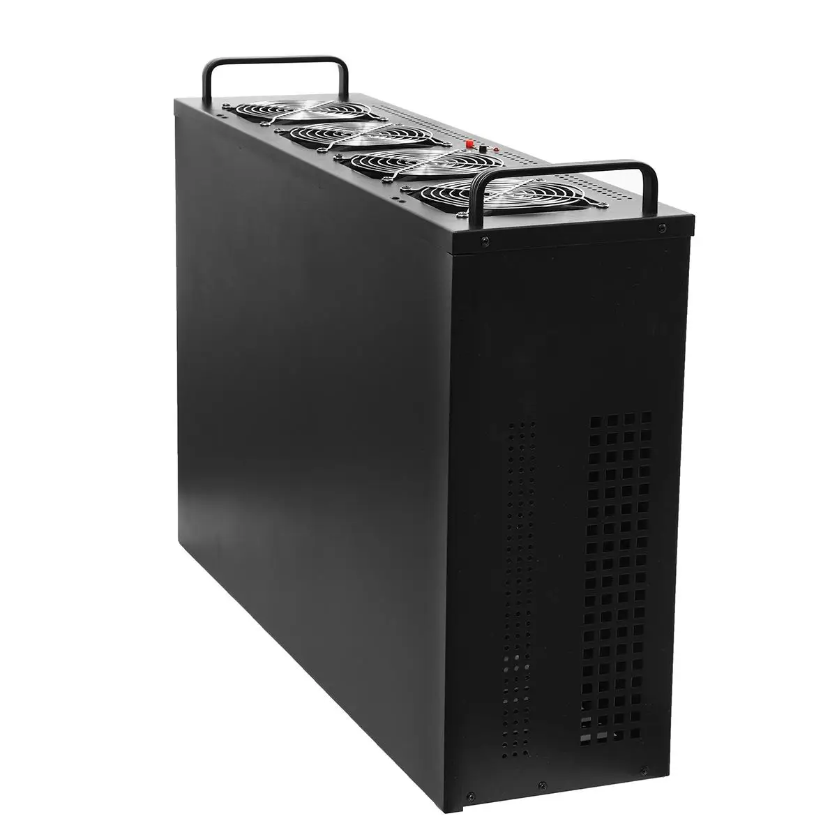 8 GPU 4 Fans BTC Miner Mining Crypto Coin Steel Mining Rig Frame Case For 8 GPU Graphics Card ETH BTC Ethereum Machine