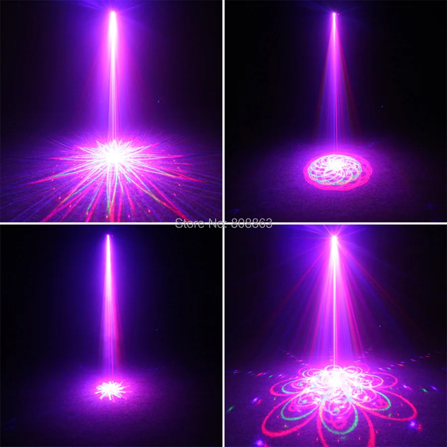 ESHINY открытый WF RGB лазер 32 Большой шаблон проектор кофейный праздник вечевечерние