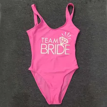 Вечерние слитные купальники для холостяков, командный купальник для невесты с бриллиантовым принтом, женский купальный костюм с высокой посадкой, купальник badpak Red