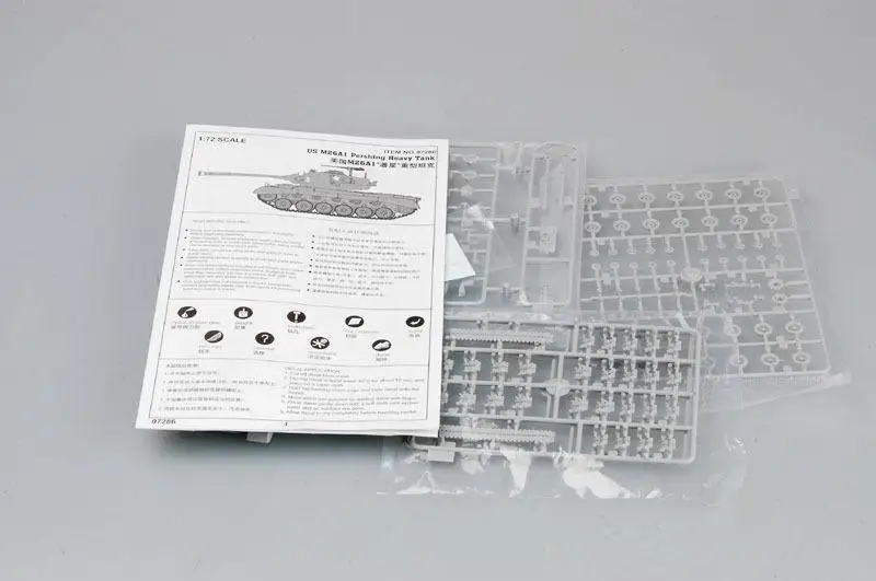 Тяжелый танк Trumpeter 1/72 07286 US M26A1|Наборы для сборки моделей| |