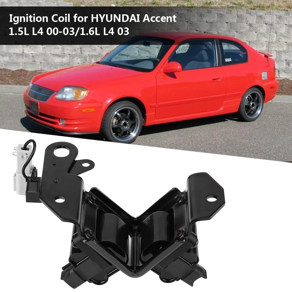 Bobina de encendido para HYUNDAI acento 1.5L L4 00-03/1 6L L4 03 UF-308 UF308 27301-22600 DIC-0112 bobina de encendido sistema de encendido