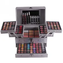 Fashion Women Makeup Case Organizer Professional Large Capacity Cosmetic Suitcases Beauty Salon Tattoos Nail Art Tool Bin #22