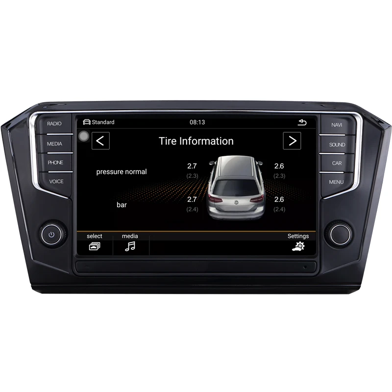 Автомагнитола с навигационной системой мультимедиа видео android dvd для VW PASSAT B8 2015 2018