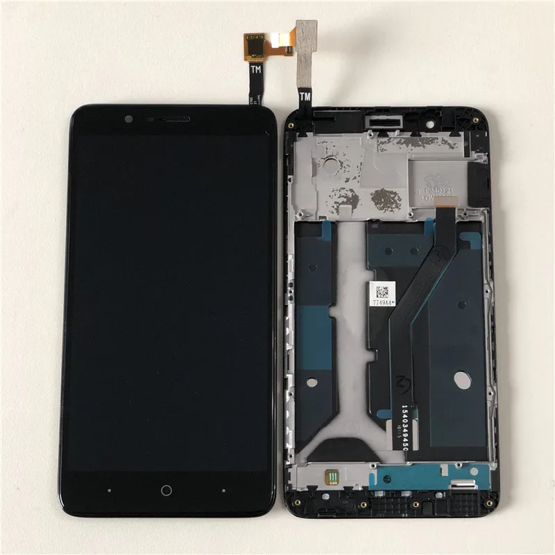 

Original Axisinternational For 6.0" ZTE Blade Z Max Z982 LCD Display Screen+Touch Panel Digitizer With Frame For Zte Z982 Screen