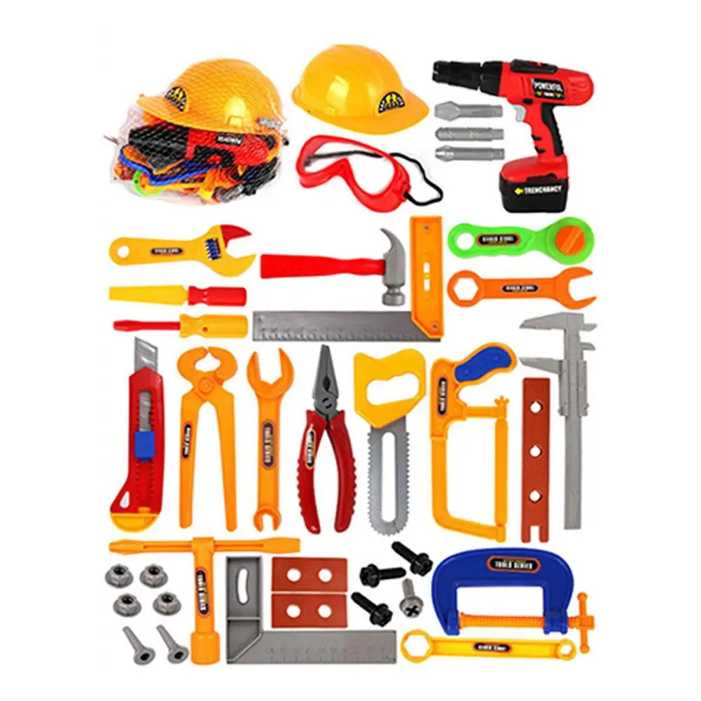 37 шт. детские развивающие игрушки моделирование Toolbox детская игрушка комплект