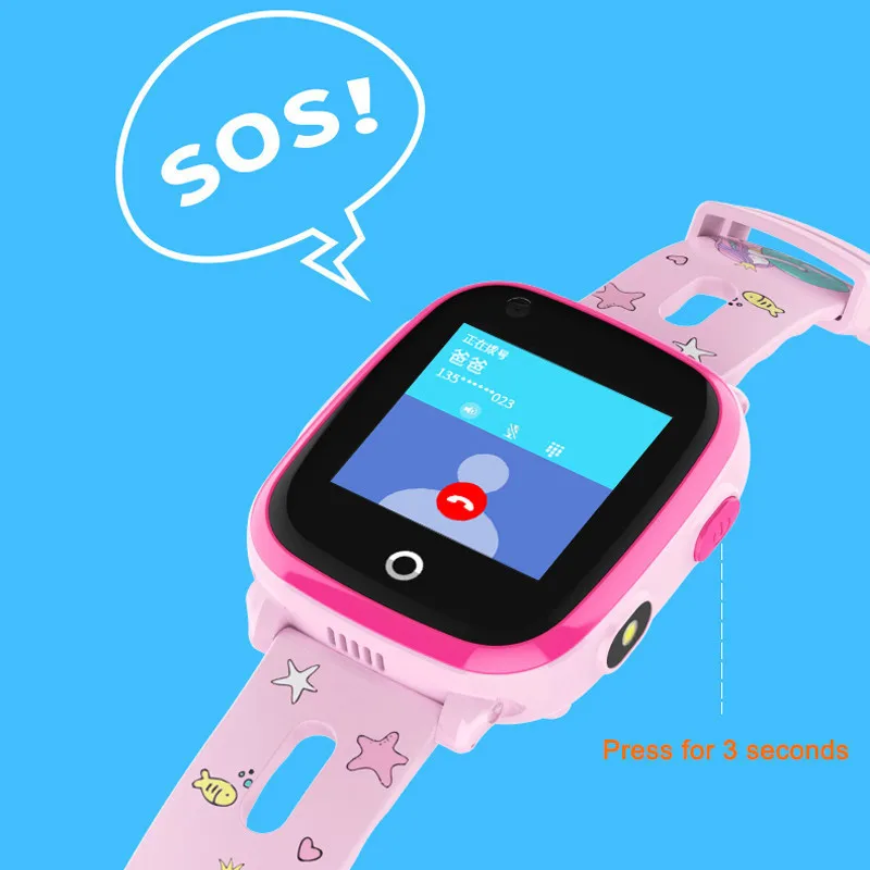 DF33 IP67 водонепроницаемые детские Смарт-часы 4G дистанционная камера gps Wi-Fi позиционирование Детские умные часы с gps
