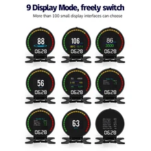 OBD2 Universal Car HUD Head-Up Display de Velocidade de Condução Excesso de Velocidade Do Velocímetro Avisar