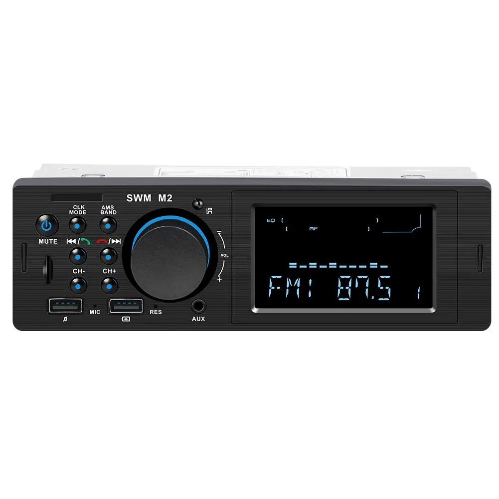 

12V 1Din Car Stereo MP3 Music Player FM Bluetooth USB TF AUX Radio Head Unit LED Digital Display With Remote Control