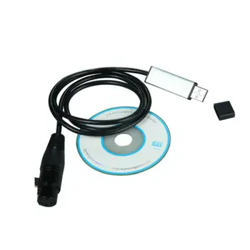 

USB to DMX Interface Adapter LED DMX512 Computer PC Stage Controller Dimmer P3R2