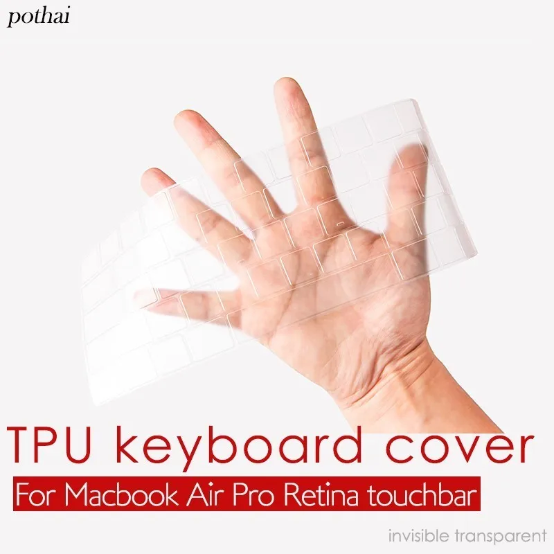 Защитная пленка для клавиатуры из ТПУ Macbook 11 6 &quotAir 12&quot Retina 13 &quot15 дюймов Pro touch bar