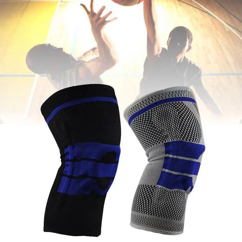 

Anti-collision Spring Knee Protector Sleeves Knee Pads Comfortable Design Knee Brace For Basketball Hiking Running Fitness