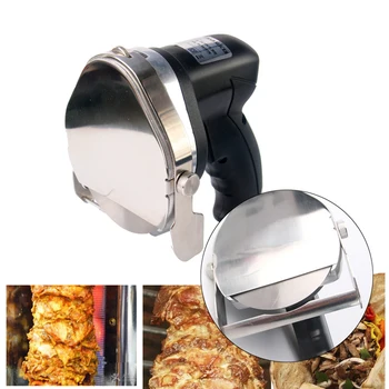 

ITOP Automatic Electric Doner Kebab Slicer for Shawarma,Kebab Knife,Kebab Slicer,Gyros Knife,Gyro Cutter With 2 Blades