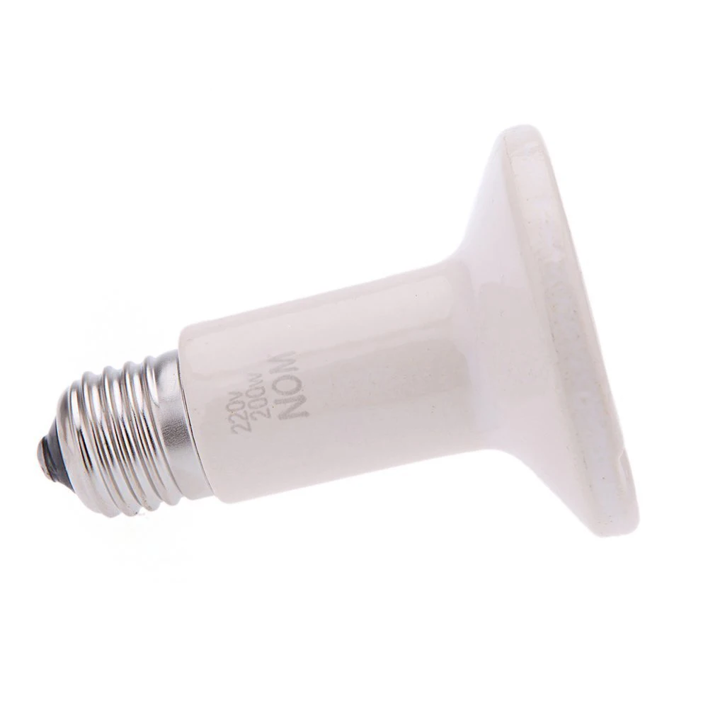 Ceramic 200W Multi Basking IR Heat Bulb Heating Lamp for Reptile Snake Lizard Turtle Pet Chick Heater