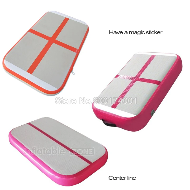 شحن مجاني 1 m * 0.6 m * 0.1 m حصيرة جمنازيوم التمارين الرياضية قابلة للنفخ تعثر المسار الهواء كتلة الهواء مجلس التدريب التايكوندو التشجيع