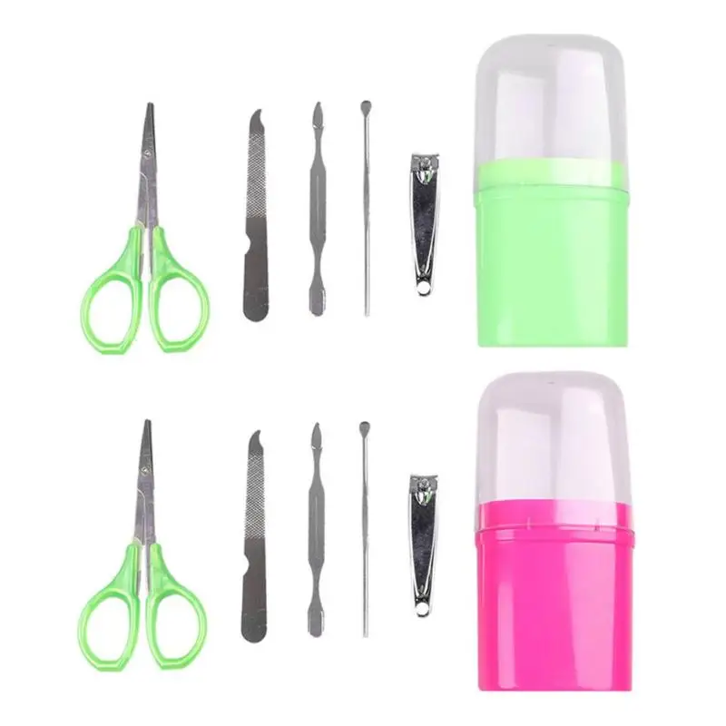 

5pcs New Nail Art Manicure Tools Set Nails Clipper Clipper Scissor Set Dead Skin Remover Manicure Beauty Nail Art Care Home Tool