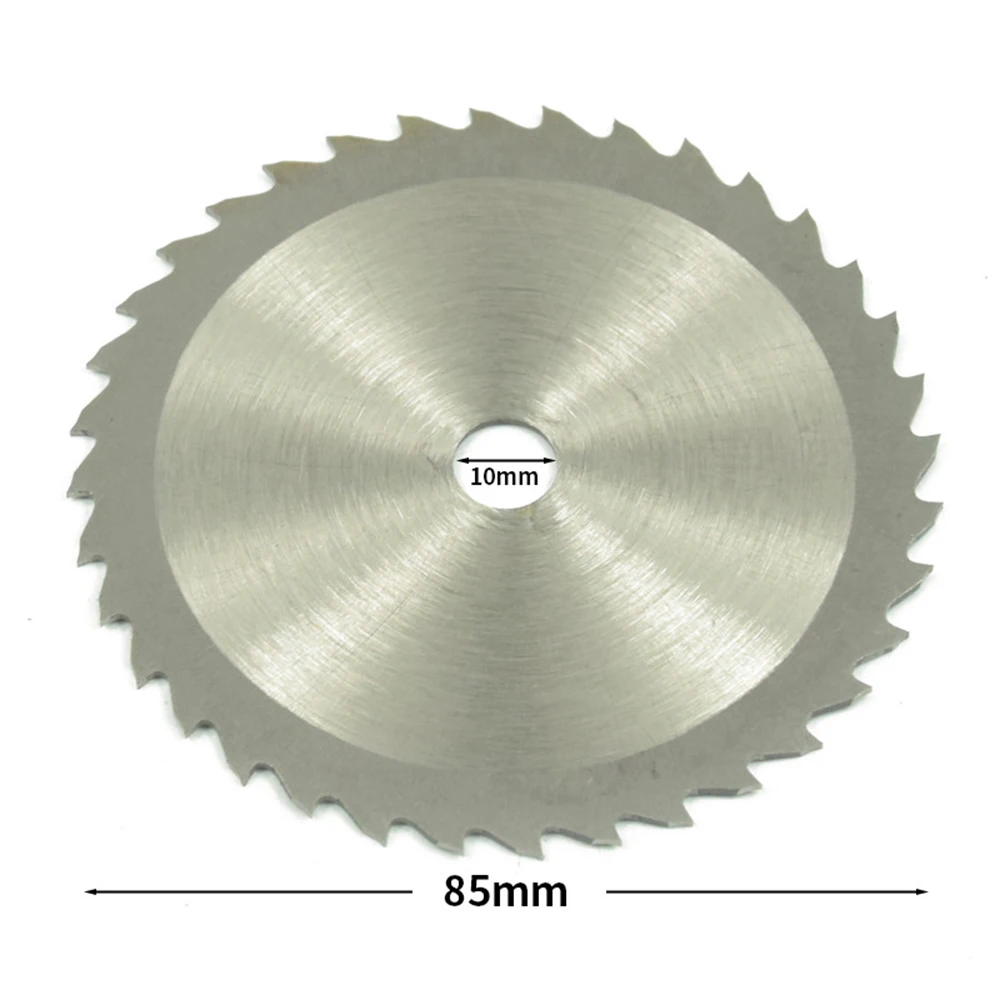 1 шт., диаметр 85 мм, 24 т, мини Дисковые Диски для циркулярной пилы, лезвие для резки дерева, внутренний диаметр 10 мм, 15 мм