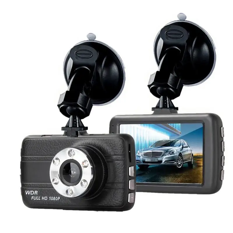 

3" Dash Car Driving Recorder 5million PX HD Night Vision Hidden Parking Safety Monitoring 1080P Front Rear Dual Lens Recorder
