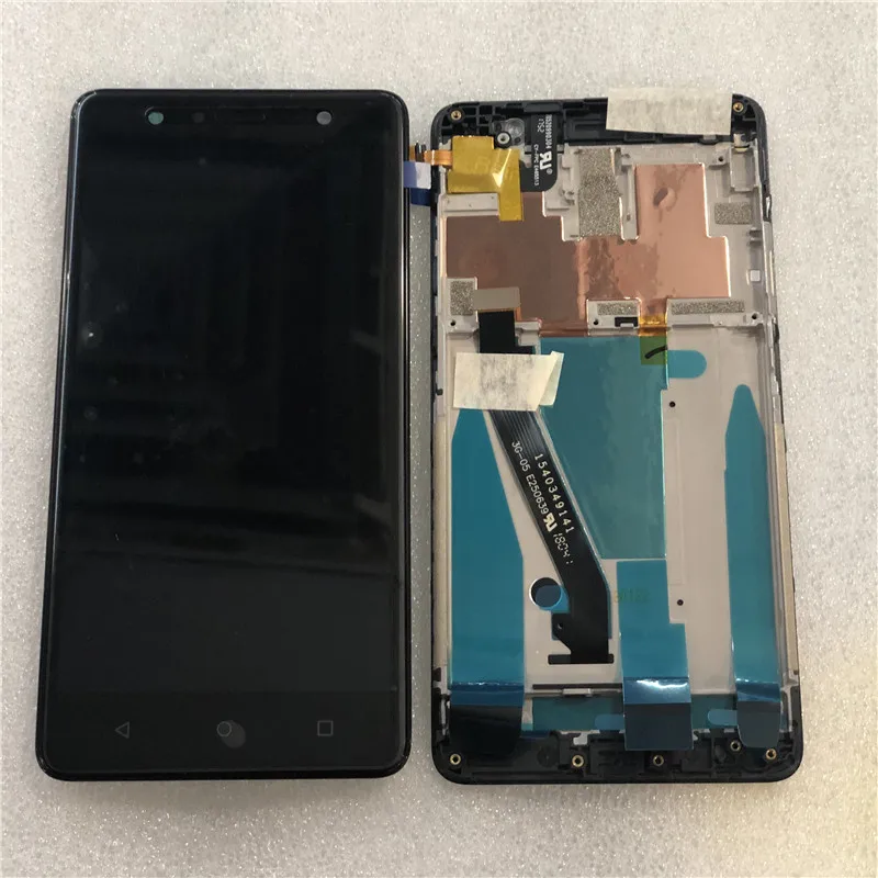 

Original For 5.2" LENOVO K8 Plus Axisinternational LCD Screen Display With Frame+Touch Panel Digitizer For K8 Plus Display Frame