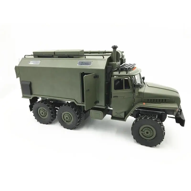  Ural 1:16 Six-drive Military Card Command Communication Vehicle Full-scale Simulation Remote Contro