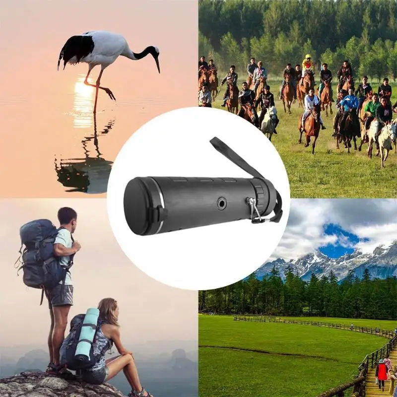 40X60 HD الليلية جيب أحادي تلسكوب للرؤية الليلية البسيطة عالية الوضوح تلسكوب العسكرية كليب نطاق للسفر الصيد