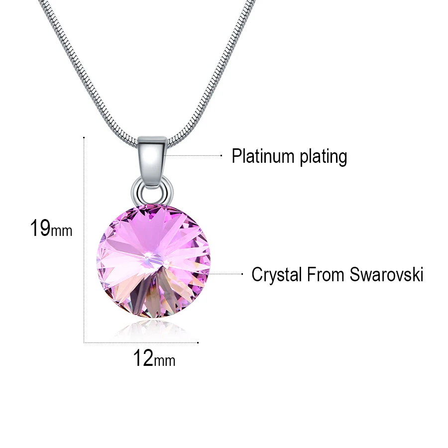 Malanda модный набор с круглыми кристаллами от Swarovski, ожерелья, серьги для женщин, ювелирные наборы, свадебный подарок для девушек, новинка