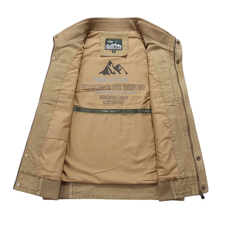 Najtaniej Plus Big Size 6XL 7XL 8XL marka odzież jesień męskie kamizelki bezrękawnik bawełna Casual kilka kieszeni kamizelka mężczyzna kamizelka płaszcz