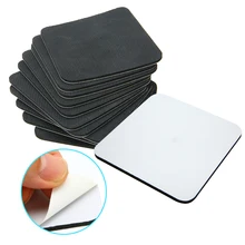 10Pcs 95x95mm Rubber Sublimation Coaster Blank Coaster Board Sublimation MDF Printing For Heat Press Machine