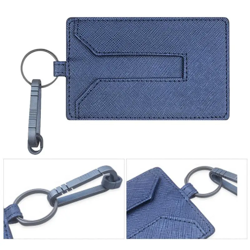 

Leather Key Card Holder Protector Cover Key Chain For Tesla Model 3 Made Of High Quality Leather, Comfortable And Durable