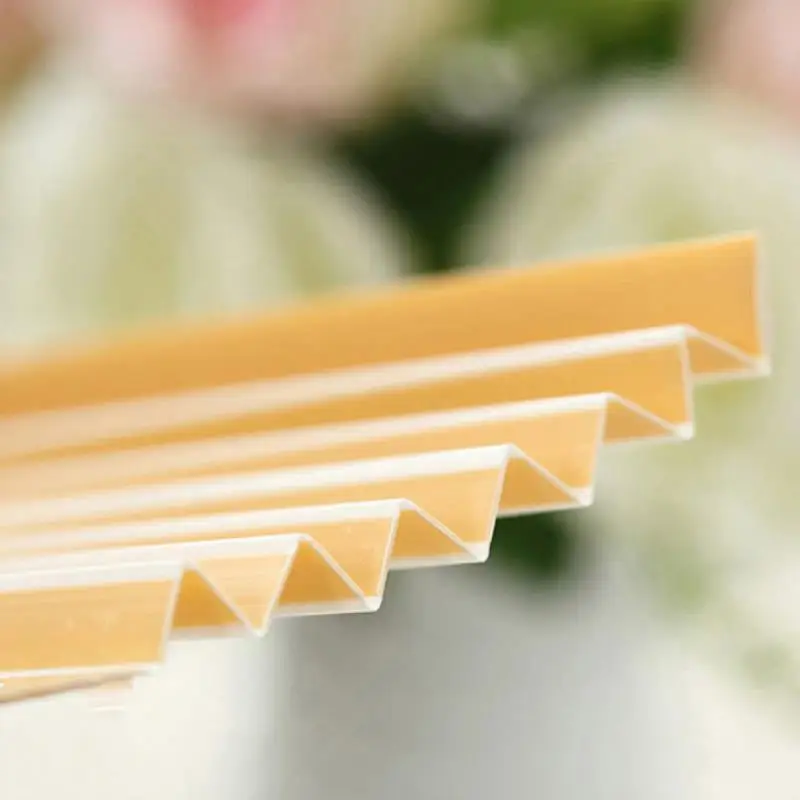  2Pcs/lot Yellow Strip Corners Table Bumper Baby Kids Finger Protector Toddler Safety Pinch Strip Gu