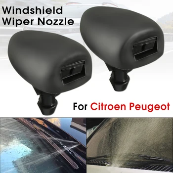 

One Car Pair Front Windshield Mist Washer Wiper Nozzle Spray Jet For CITROEN for Saxo for Xsara C4