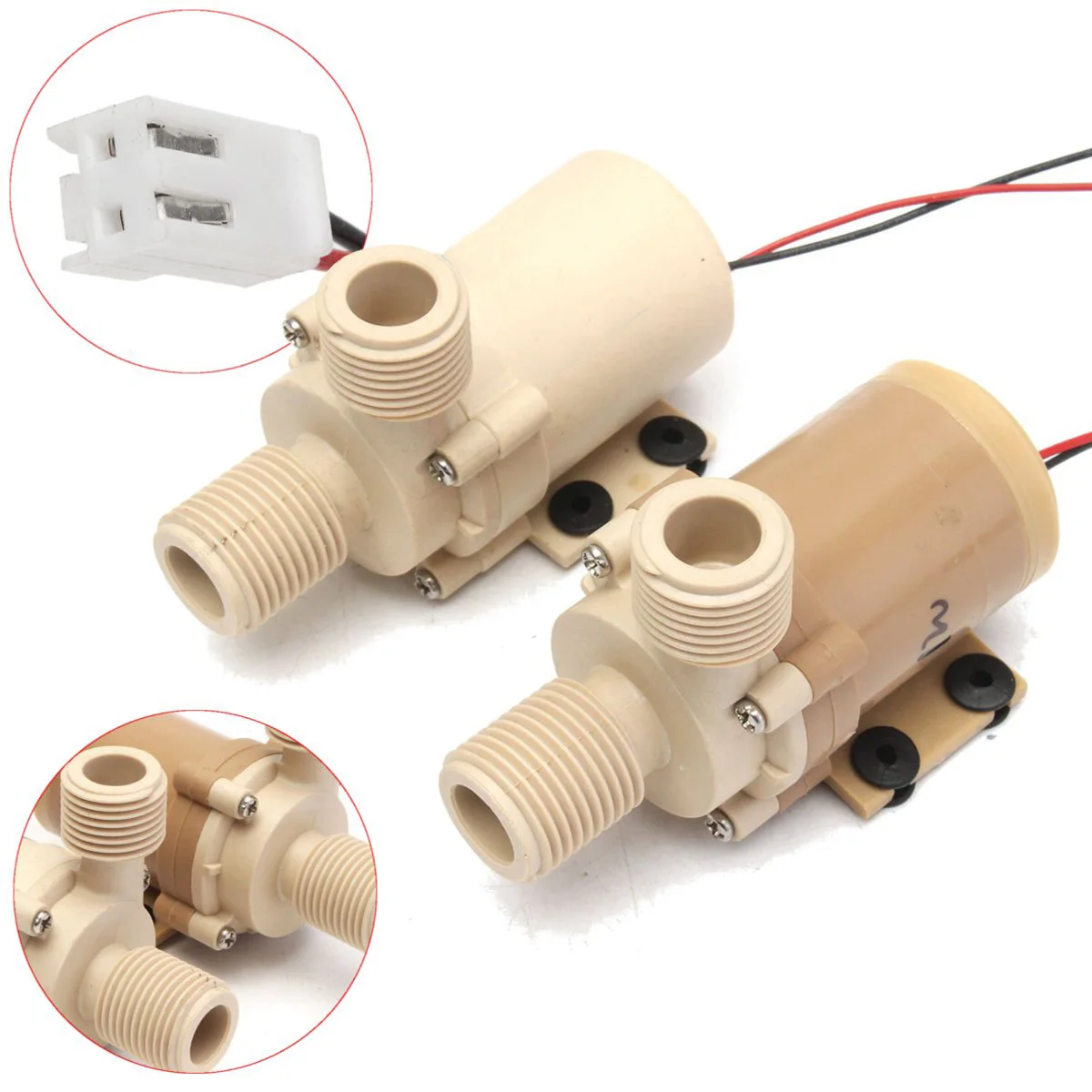 Фото DC 12V/24V 5M Солнечный бесщеточный мотор циркуляции воды водяной насос DC 12V/24V 5M Солнечный бесщеточный мотор циркуляции воды водяной насос