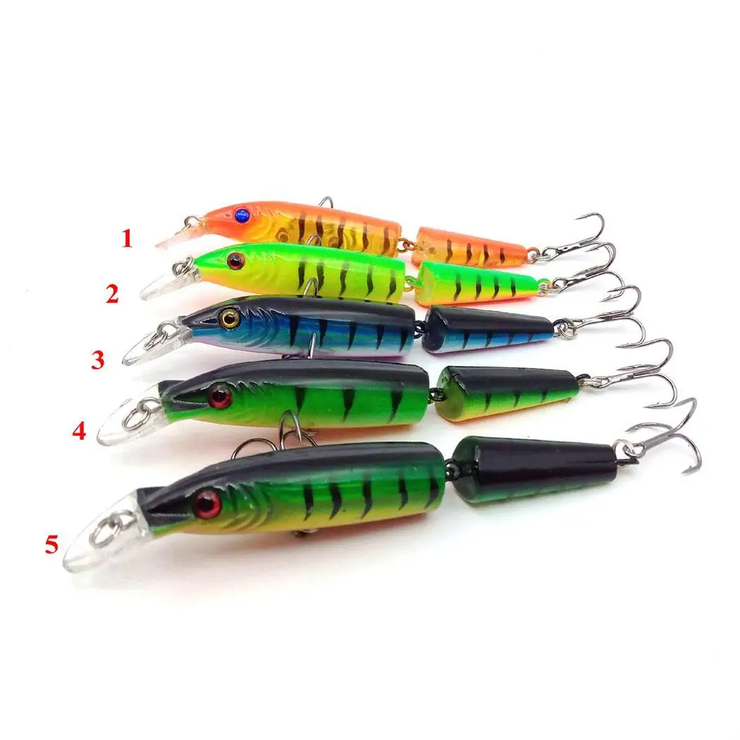 

Artificial Random Sea etc Lake Lures Fishing Jointed Tackle Baits River Fields Seaside Fish Fishing Bass Plastic