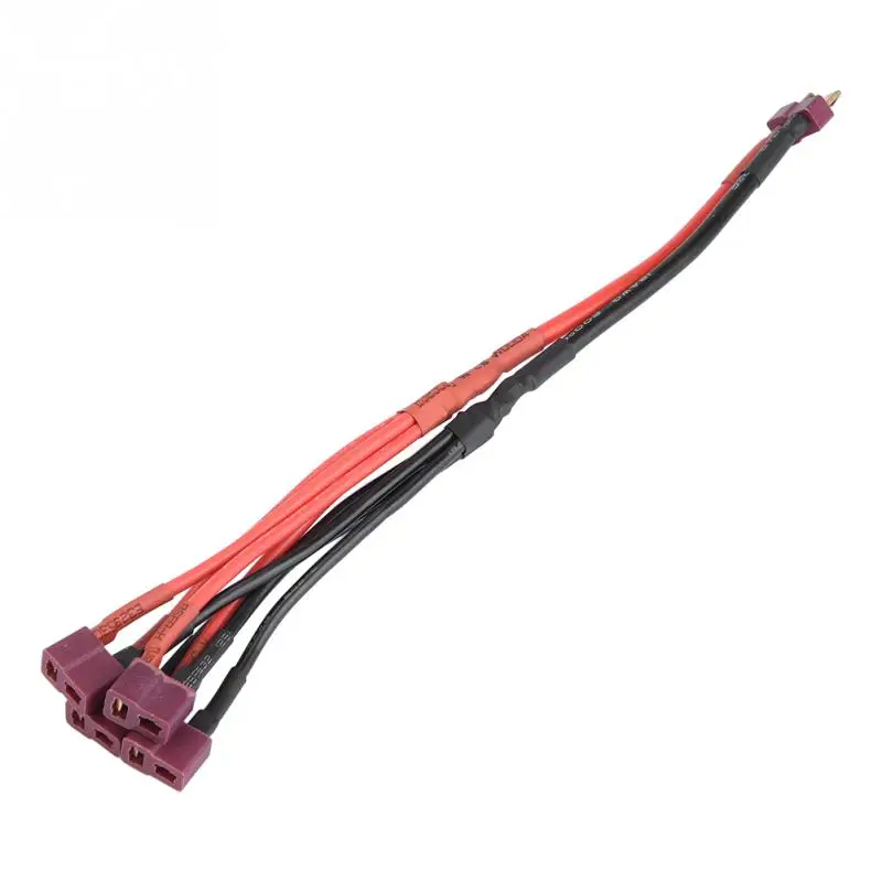 Deans T Plug 1 Male to 4 Female Connector Power Distribution Cable For