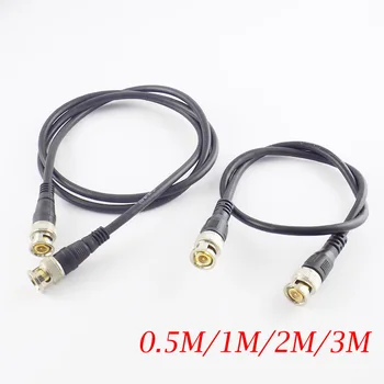 

0.5M/1M/2M/3M BNC Male to male Extension Adapter Connector Plating Cable RG59 Cord For Adapter Security Camera CCTV