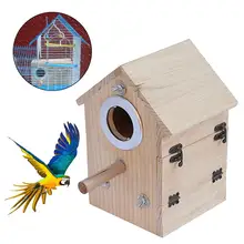 Птичий домик, коробка для разведения, гнездо, инкубационная коробка, кормушка для птиц, для попугая, мини-гнездо, птичья клетка для пионов, волнистых гнезд